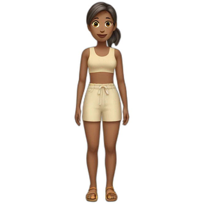 Women with sandals  emoji