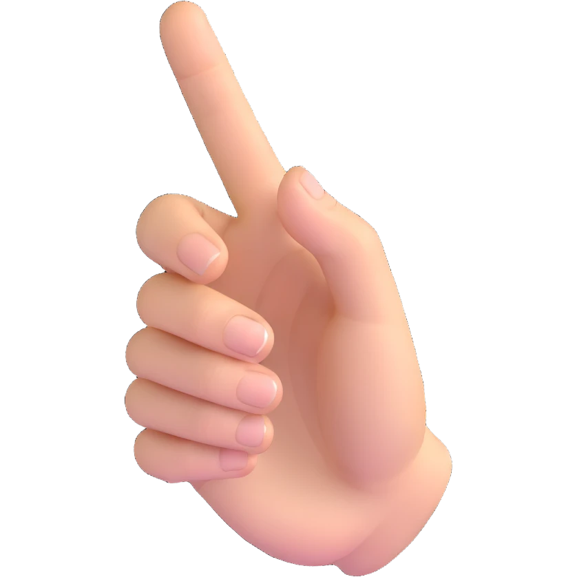 little finger emoji