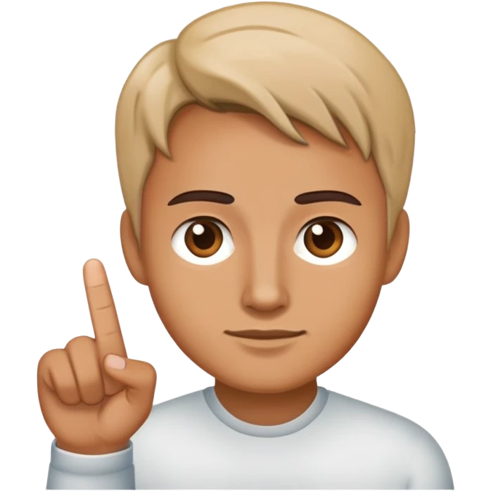Finger in Virginia  emoji