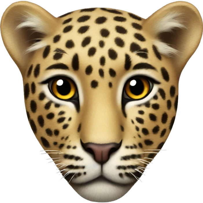 Leopard heart emoji