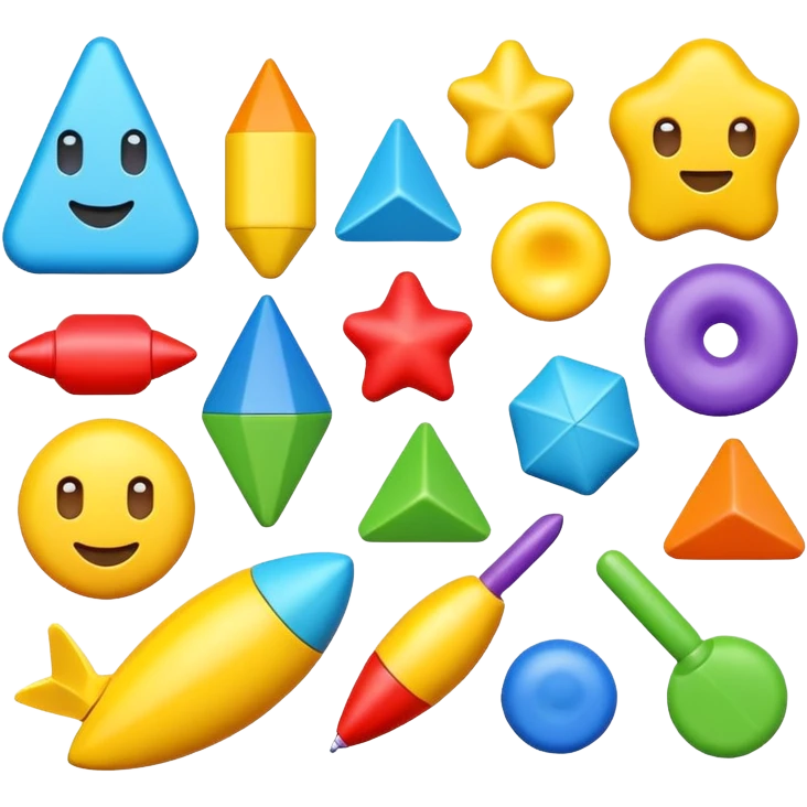 High resolution of toys emoji