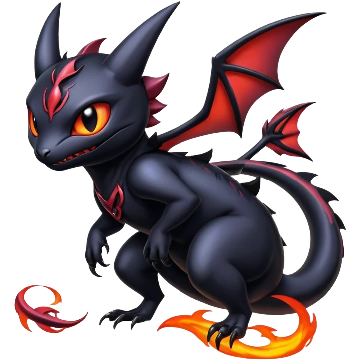 Shiny Epic Badass Gothic Noibat-Salandit-Litten-Hybrid emoji
