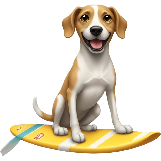 Surf dog emoji