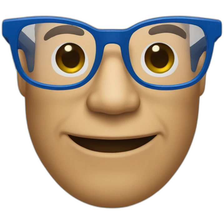 Robert Kiyosaki blue glasses emoji