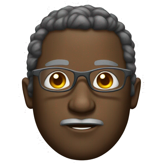Nerde de oculos mordendo os beiços emoji