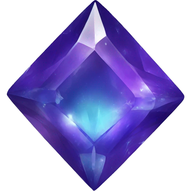 Purple jewel with blue inclusions  emoji