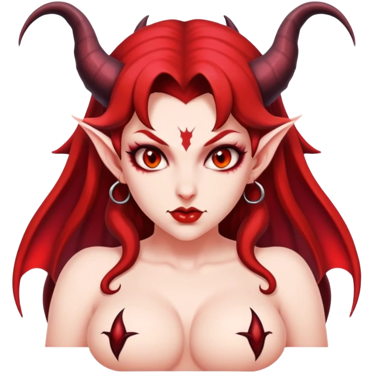 Succubus big boobs emoji