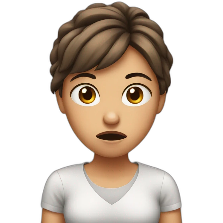 Girl Irritated  emoji