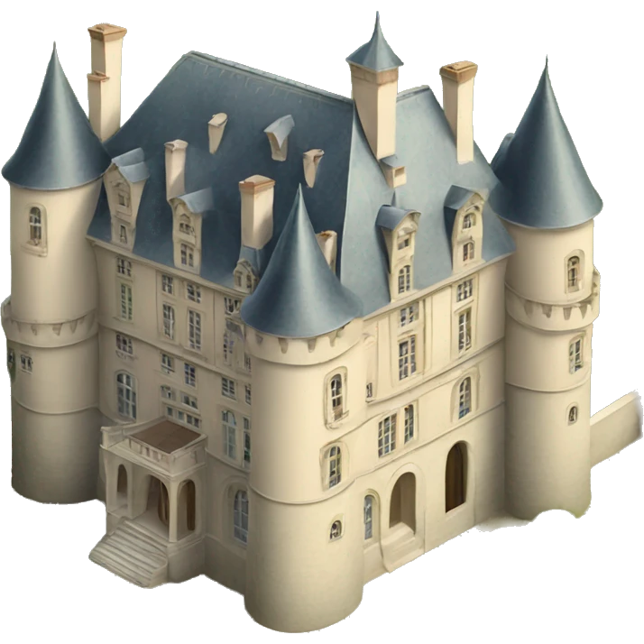 French chateau  emoji