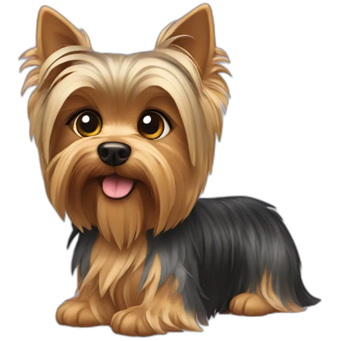 Yorkshire terrier emoji