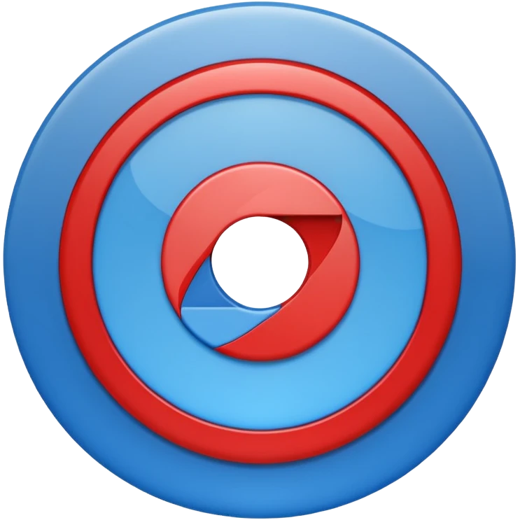circle diagram 98% blue 2% red emoji