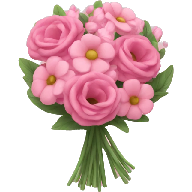 Pink bouquet  emoji