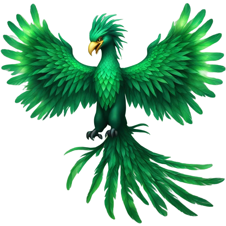 Green Phoenix￼ emoji