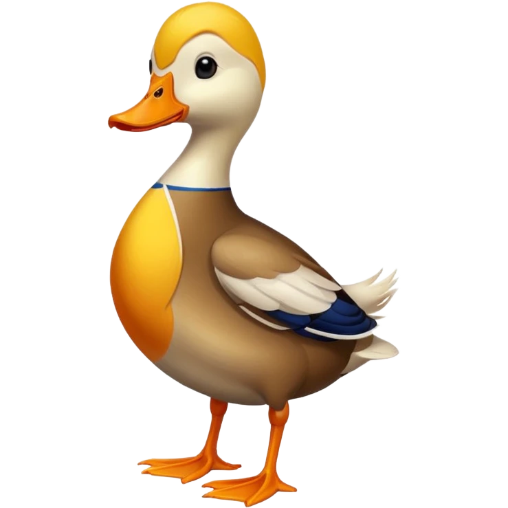 Cartoon duck emoji