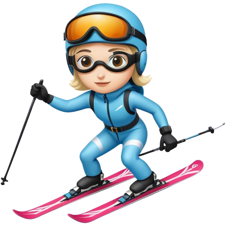 Me skiing  emoji