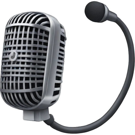 Microphone neuman emoji