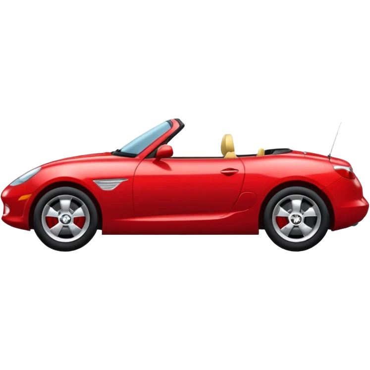 red convertible car emoji emoji