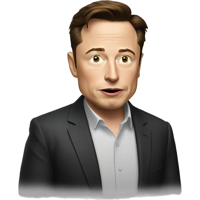 Elon Musk Confuse emoji