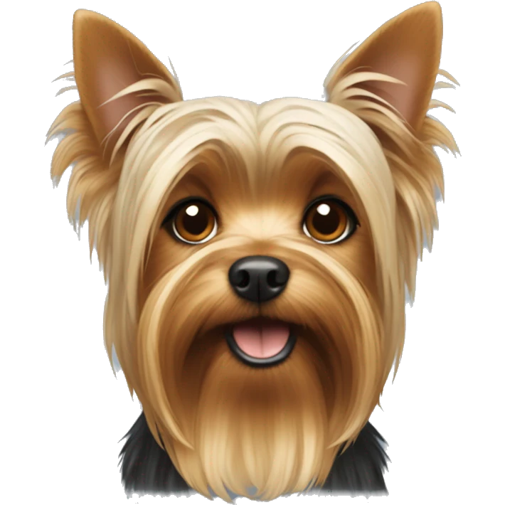 Yorkshire Terrier With hanging ears emoji