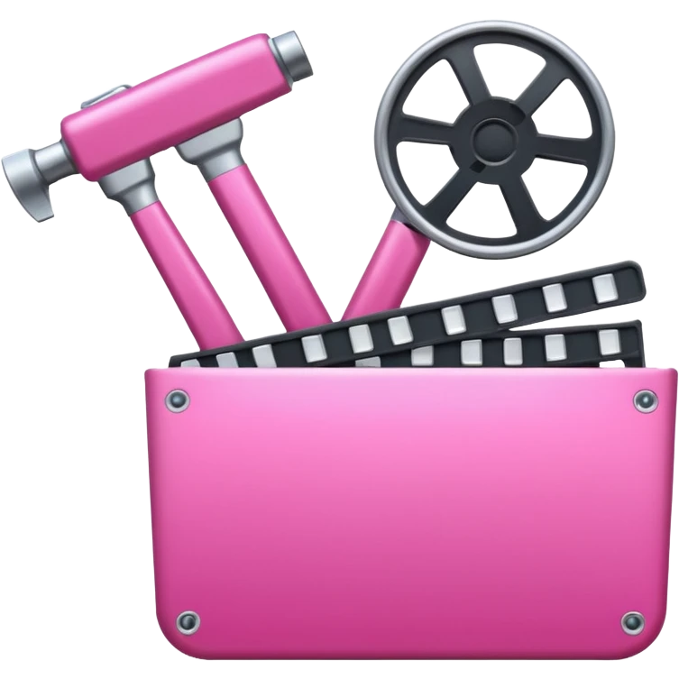 cinema pink tools emoji