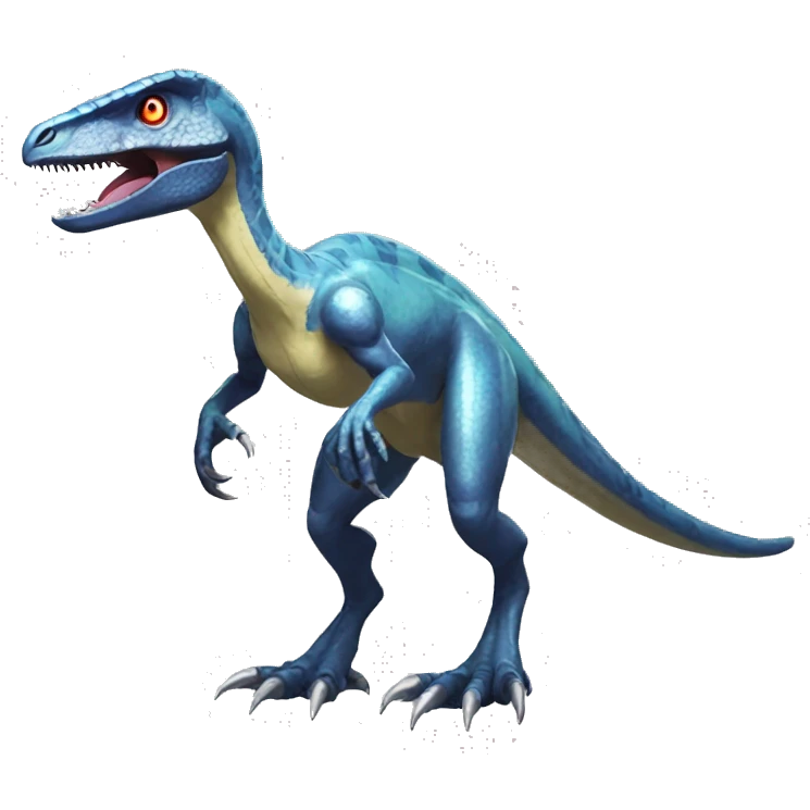 Futuristic Shiny Velociraptor-Fakémon-Pokémon emoji