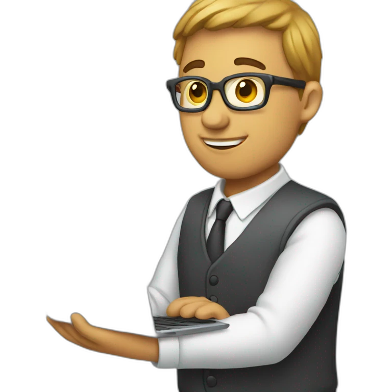 man with laptop emoji