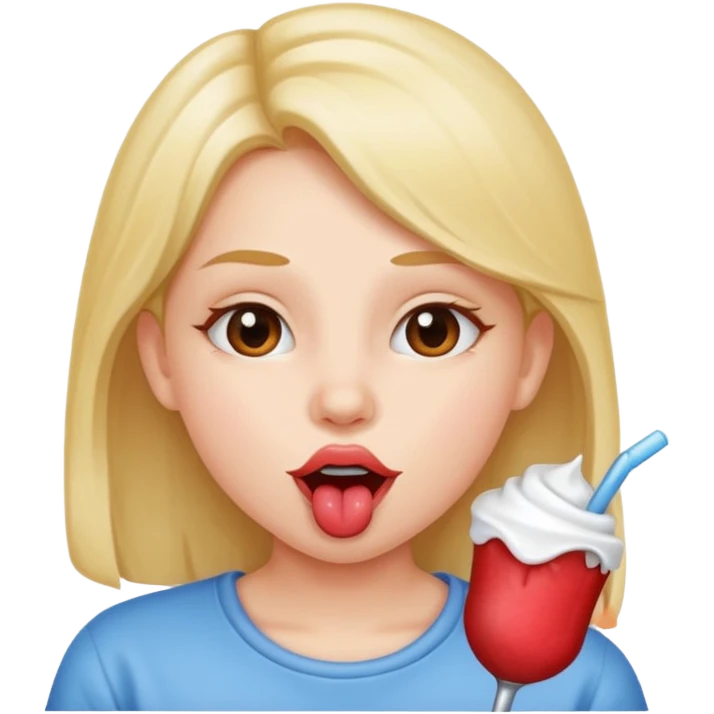 🦶🏻👅👄👧🏻 emoji