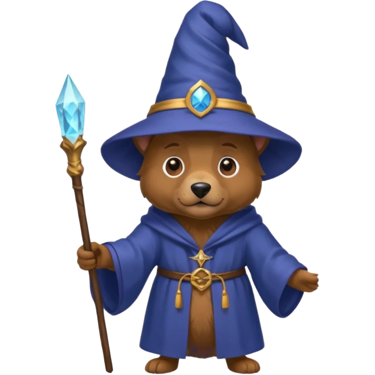 Dog wizard emoji
