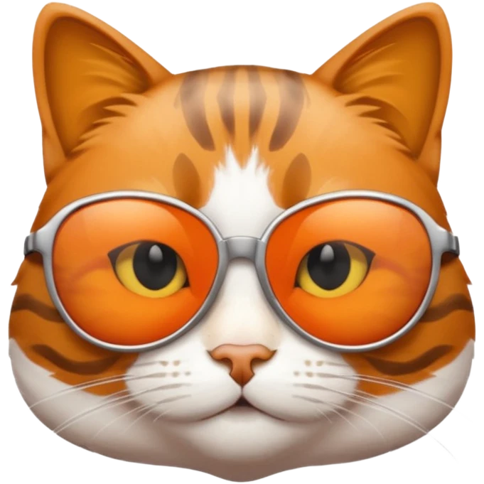 Cat wearing sunglasses emoji