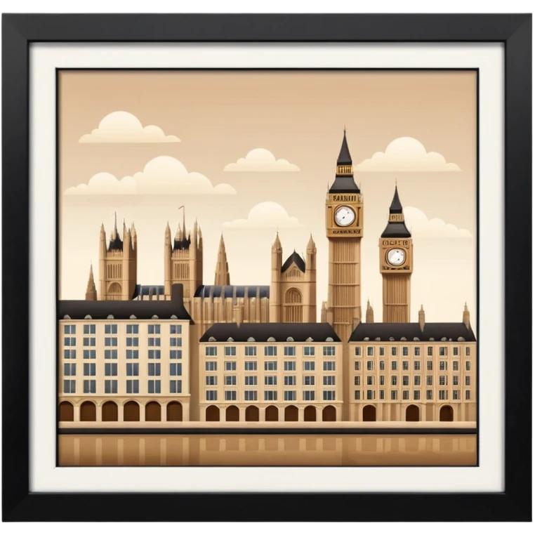 london in browns and beige emoji