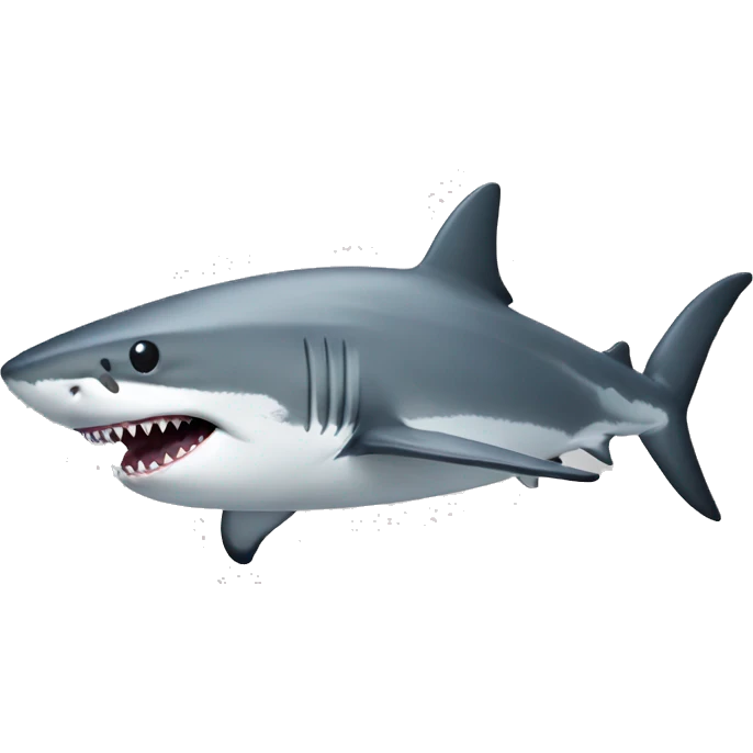 white shark emoji