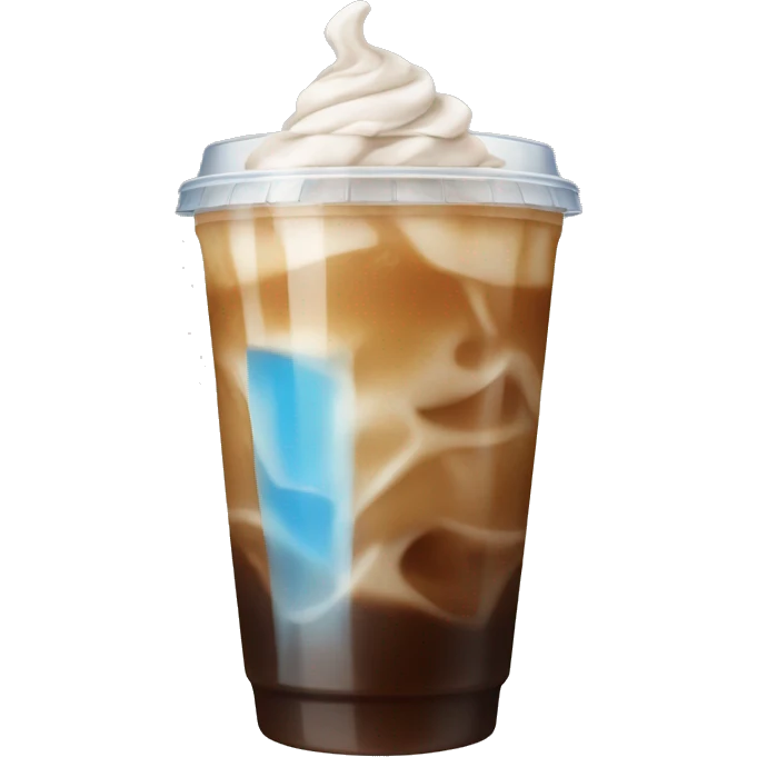 Iced coffee emoji