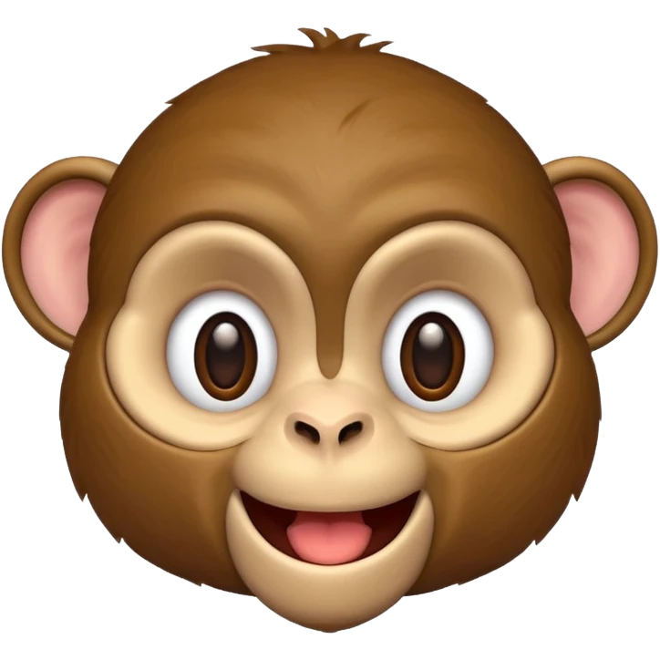 Funny monkey emoji