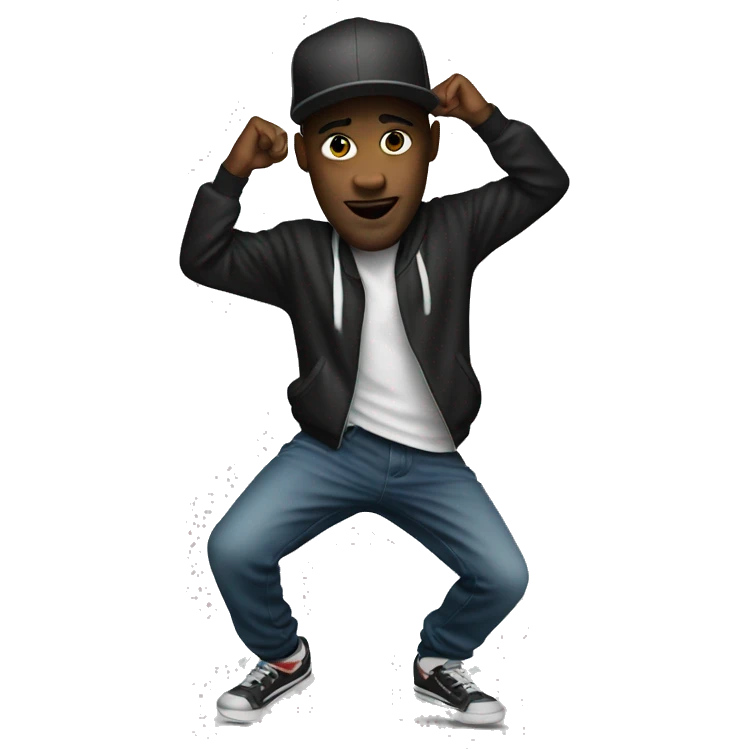 Hiphop dancer emoji