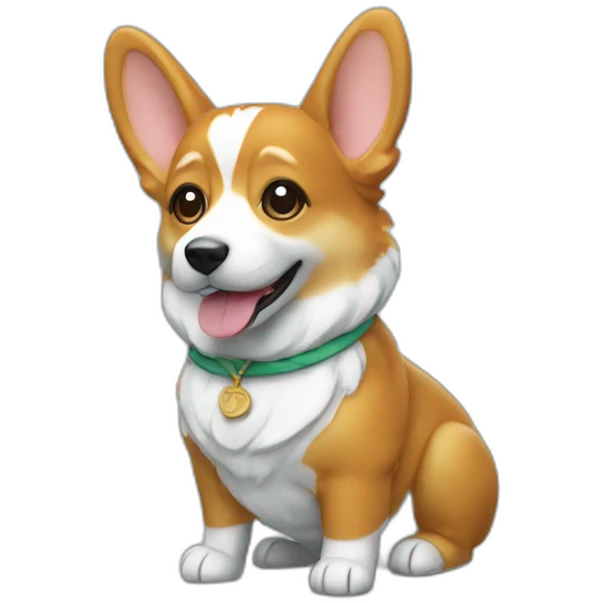 statue of liberty corgi emoji