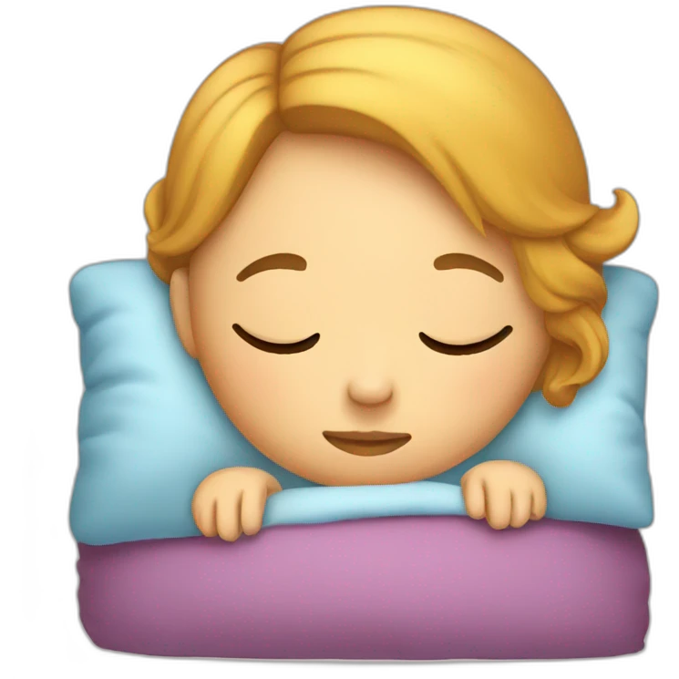 Girl sleeping emoji