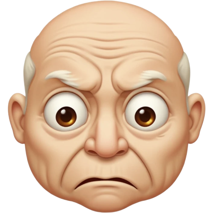 disgusted face emoji