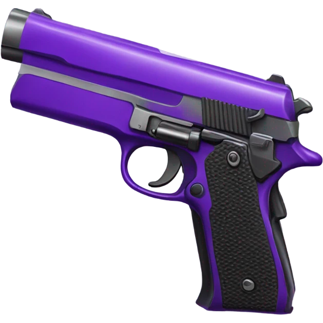 purple and black gun emoji