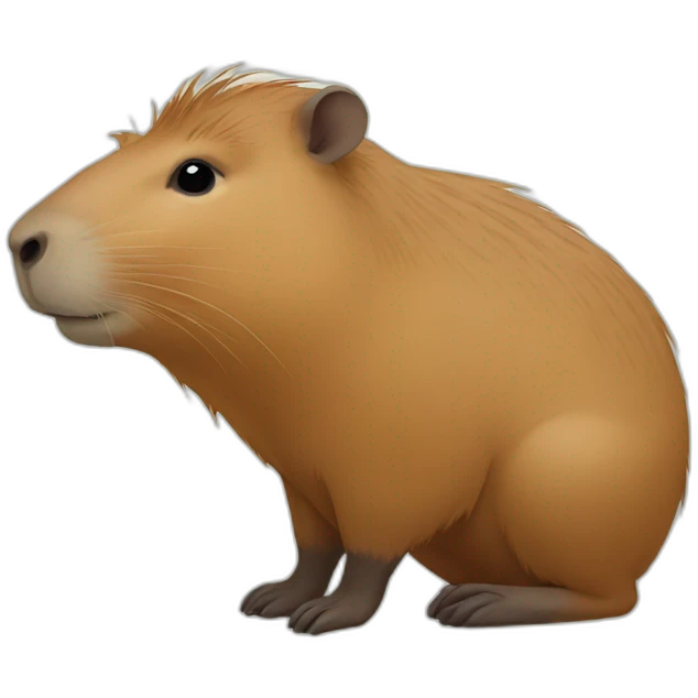 Un capybara emoji