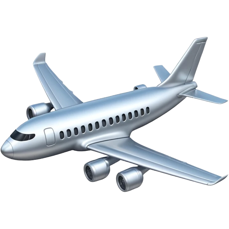 quiero un emoji de avion que sea lo mas real posible emoji