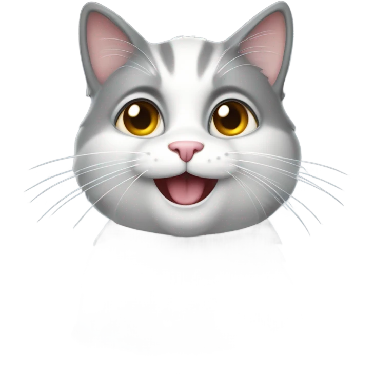 Happy smiling cat  emoji