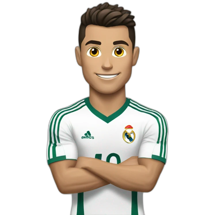 Cristiano Ronaldo with is wif emoji