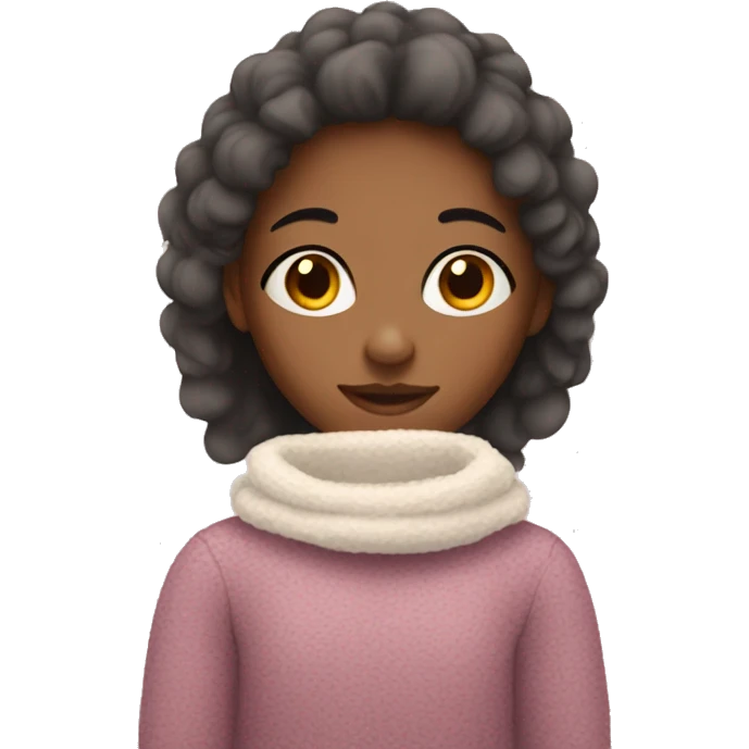 A Cozy girl  emoji