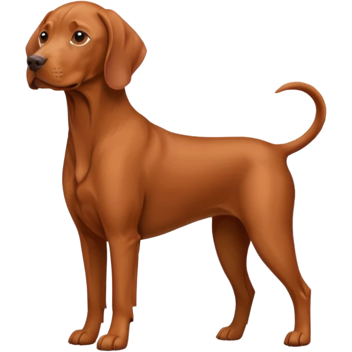 a vizsla dog
 emoji