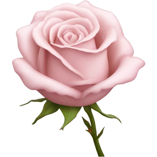 pale pink rose emoji