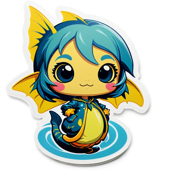 Lady catfish boy emoji