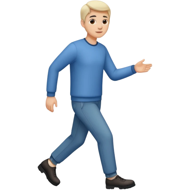 Person stepping aside  emoji