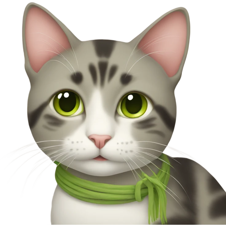Cat with matcha  emoji