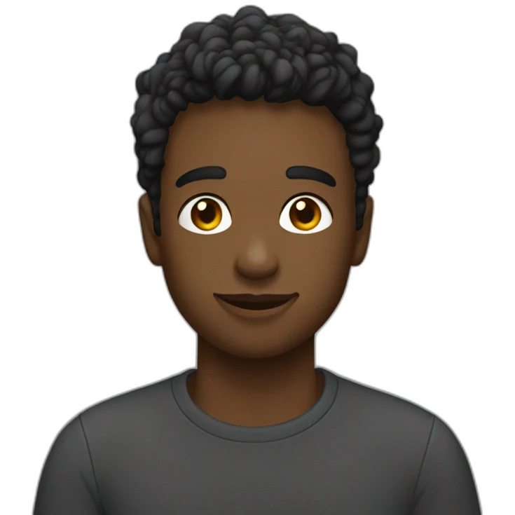 Garcon avec monosourcil emoji