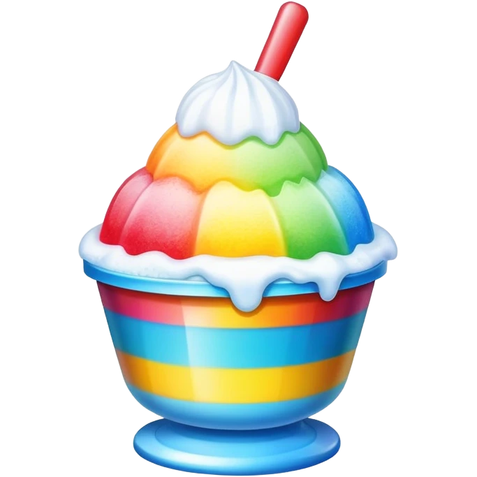 Shave ice emoji